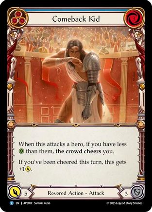 Comeback Kid (Blue) (APS017) [Armory Deck: Pleiades] - Deck Out Gaming