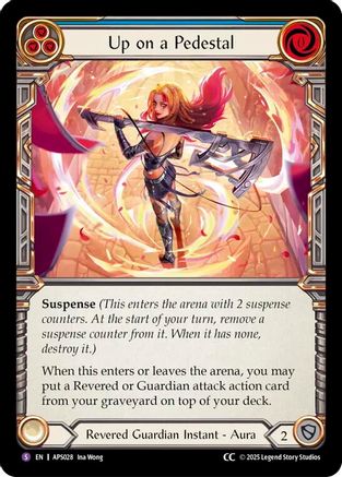 Up on a Pedestal (APS028) [Armory Deck: Pleiades] - Deck Out Gaming