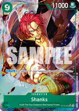 Shanks - ST16-004 (Alternate Art) (ST16-004) [Premium Booster -The Best- Vol. 2] Foil - Deck Out Gaming