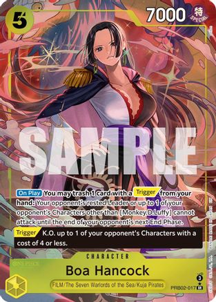 Boa Hancock (Alternate Art) (PRB02-017) [Premium Booster -The Best- Vol. 2] Foil - Deck Out Gaming