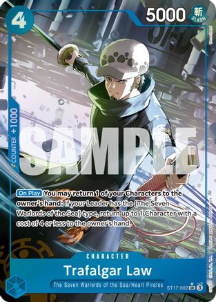 Trafalgar Law - ST17-002 (Alternate Art) (ST17-002) [Premium Booster -The Best- Vol. 2] Foil - Deck Out Gaming