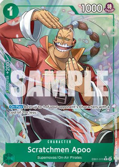 Scratchmen Apoo (Alternate Art) (EB01-015) [Premium Booster -The Best- Vol. 2] Foil - Deck Out Gaming