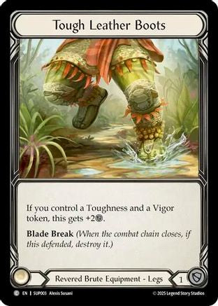 Tough Leather Boots (SUP003) [Super Slam] Cold Foil - Deck Out Gaming