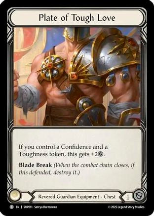 Plate of Tough Love (SUP011) [Super Slam] Cold Foil - Deck Out Gaming