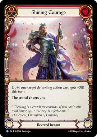 Shining Courage (SUP034) [Super Slam] Rainbow Foil - Deck Out Gaming
