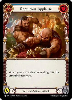 Rapturous Applause (Blue) (SUP045) [Super Slam] Rainbow Foil - Deck Out Gaming