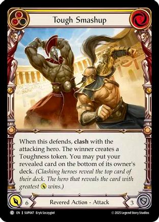 Tough Smashup (Yellow) (SUP047) [Super Slam] - Deck Out Gaming