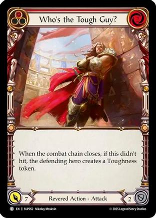 Who's the Tough Guy? (Red) (SUP052) [Super Slam] - Deck Out Gaming