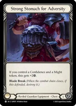 Strong Stomach for Adversity (SUP073) [Super Slam] Cold Foil - Deck Out Gaming