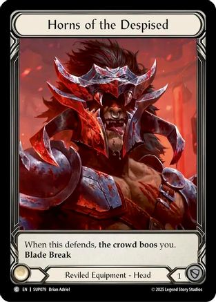 Horns of the Despised (Extended Art) (SUP079) [Super Slam] Cold Foil - Deck Out Gaming