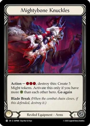 Mightybone Knuckles (SUP080) [Super Slam] Cold Foil - Deck Out Gaming
