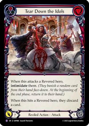 Tear Down the Idols (SUP086) [Super Slam] Rainbow Foil - Deck Out Gaming