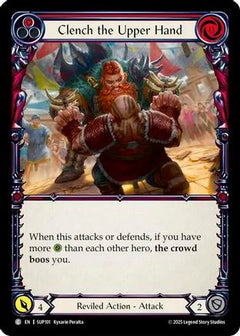 Clench the Upper Hand (Red) (SUP101) [Super Slam] - Deck Out Gaming