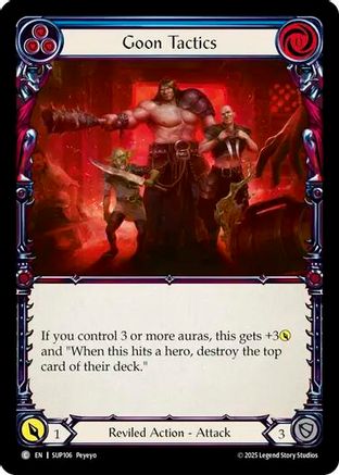 Goon Tactics (SUP106) [Super Slam] Rainbow Foil - Deck Out Gaming