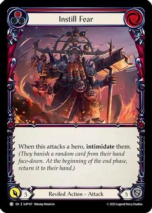Instill Fear (Red) (SUP107) [Super Slam] - Deck Out Gaming