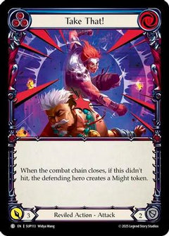 Take That! (Blue) (SUP113) [Super Slam] Rainbow Foil - Deck Out Gaming