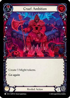 Cruel Ambition (SUP118) [Super Slam] Rainbow Foil - Deck Out Gaming