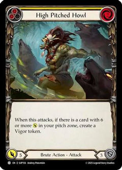 High Pitched Howl (Yellow) (SUP156) [Super Slam] Rainbow Foil - Deck Out Gaming