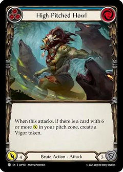 High Pitched Howl (Blue) (SUP157) [Super Slam] Rainbow Foil - Deck Out Gaming