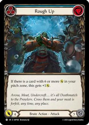 Rough Up (Blue) (SUP160) [Super Slam] - Deck Out Gaming