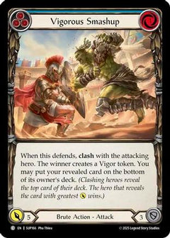 Vigorous Smashup (Blue) (SUP166) [Super Slam] Rainbow Foil - Deck Out Gaming