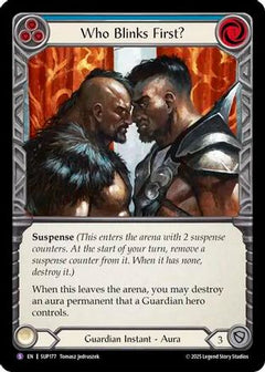 Who Blinks First? (SUP177) [Super Slam] Rainbow Foil - Deck Out Gaming
