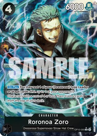 Roronoa Zoro - OP10-095 (Alternate Art) (OP10-095) [Premium Booster -The Best- Vol. 2] Foil - Deck Out Gaming