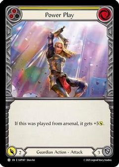 Power Play (Yellow) (SUP187) [Super Slam] - Deck Out Gaming