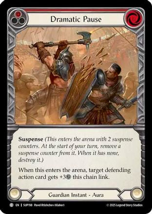 Dramatic Pause (Red) (SUP198) [Super Slam] Rainbow Foil - Deck Out Gaming