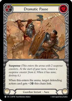 Dramatic Pause (Yellow) (SUP199) [Super Slam] Rainbow Foil - Deck Out Gaming