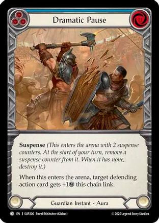 Dramatic Pause (Blue) (SUP200) [Super Slam] Rainbow Foil - Deck Out Gaming