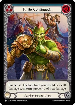 To Be Continued... (Extended Art) (SUP208) [Super Slam] Cold Foil - Deck Out Gaming