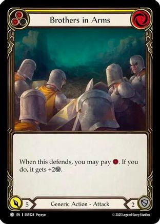 Brothers in Arms (Yellow) (SUP228) [Super Slam] - Deck Out Gaming