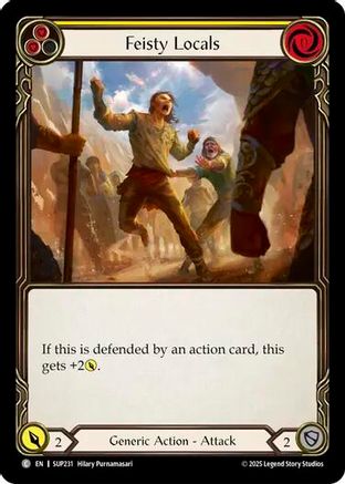 Feisty Locals (Yellow) (SUP231) [Super Slam] - Deck Out Gaming
