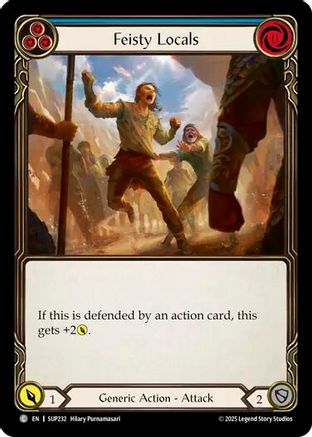 Feisty Locals (Blue) (SUP232) [Super Slam] - Deck Out Gaming