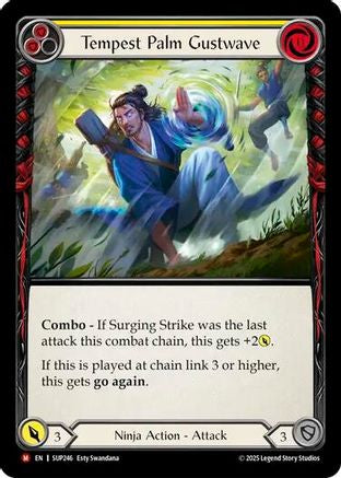 Tempest Palm Gustwave (SUP246) [Super Slam] Rainbow Foil - Deck Out Gaming