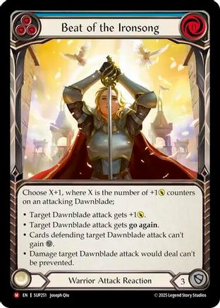 Beat of the Ironsong (SUP251) [Super Slam] Rainbow Foil - Deck Out Gaming