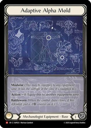 Adaptive Alpha Mold (Extended Art) (SUP253) [Super Slam] Cold Foil - Deck Out Gaming
