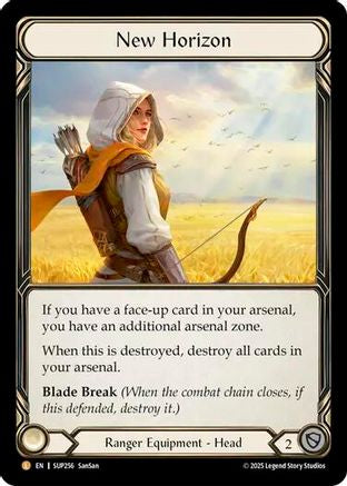 New Horizon (SUP256) [Super Slam] Rainbow Foil - Deck Out Gaming