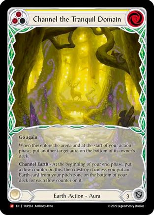 Channel the Tranquil Domain (Extended Art) (SUP263) [Super Slam] Cold Foil - Deck Out Gaming