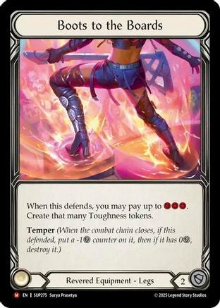 Boots to the Boards (SUP274) [Super Slam] Cold Foil - Deck Out Gaming