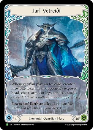 Jarl Vetreidi (GEM076) [GEM Pack 3] - Deck Out Gaming