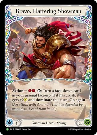 Bravo, Flattering Showman (GEM077) [GEM Pack 3] - Deck Out Gaming