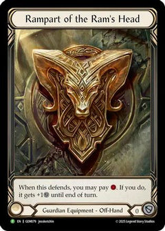 Rampart of the Ram's Head (GEM079) [GEM Pack 3] Rainbow Foil - Deck Out Gaming