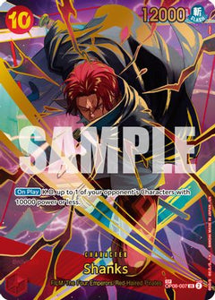 Shanks (Alternate Art) (OP06-007) [Premium Booster -The Best- Vol. 2] Foil - Deck Out Gaming