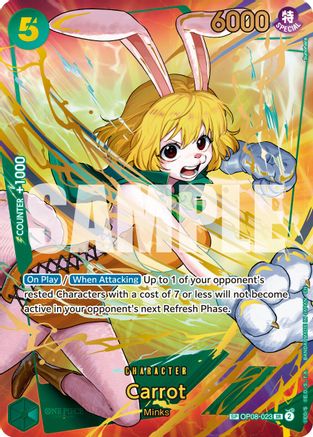 Carrot (Alternate Art) (OP08-023) [Premium Booster -The Best- Vol. 2] Foil - Deck Out Gaming