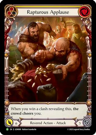 Rapturous Applause (GEM089) [GEM Pack 3] - Deck Out Gaming
