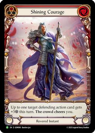 Shining Courage (GEM090) [GEM Pack 3] Rainbow Foil - Deck Out Gaming