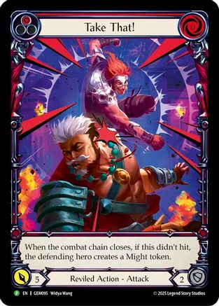 Take That! (GEM095) [GEM Pack 3] Rainbow Foil - Deck Out Gaming