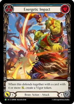 Energetic Impact (GEM098) [GEM Pack 3] - Deck Out Gaming